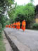 Laos: Early morning collection of alms